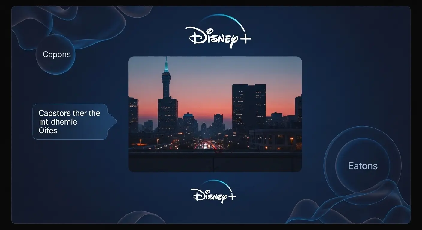 Captions on Disney Plus