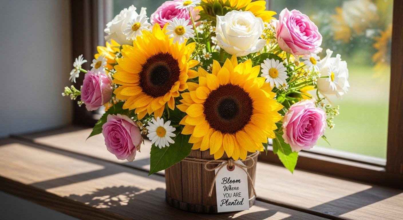 flower captions