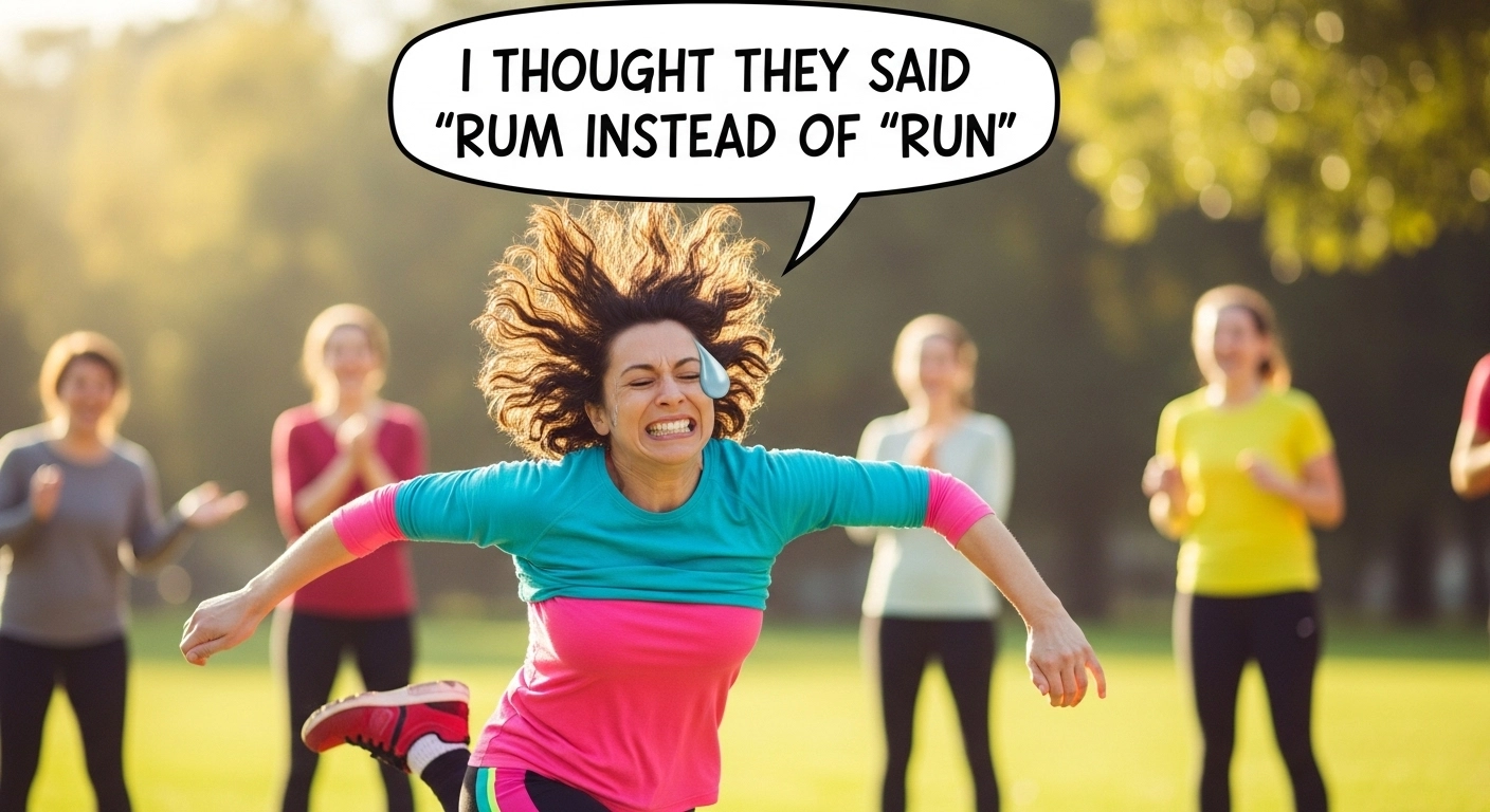 funny running captions