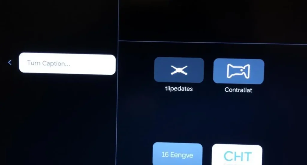 how to turn off closed caption on apple tv