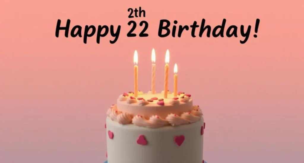 22th birthday captions