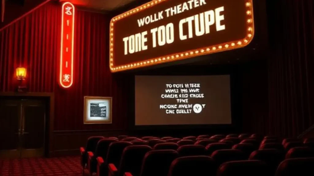 closed caption movie theater