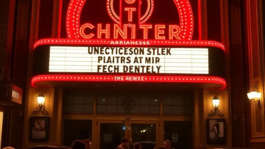 closed caption movie theater