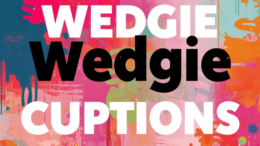 wedgie captions