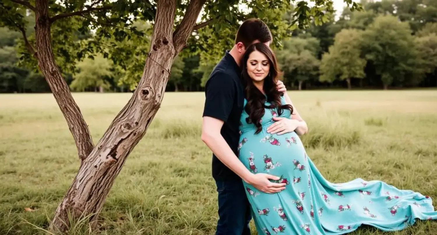 couple maternity photo captions